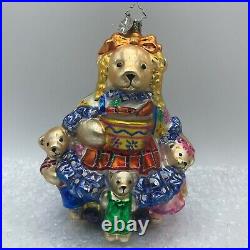Radko 2005 MUFFY LOCKS & THE THREE BEARS Goldilocks 3011003 Glass Ornament