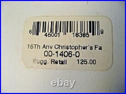 Radko Box of 3 15th Anniversary Christopher's Favorites Christmas Ornaments