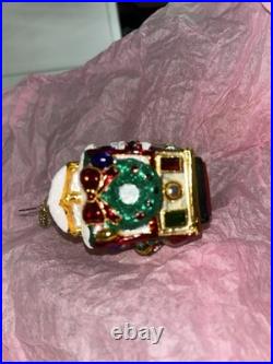 Radko Christmas Ornament What a Jolly San Fran Francisco Trolley 1020539 NWT New