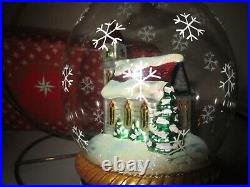 Radko Church Chapel Dome LE Reflector Drop Glass Christmas Ornament Mint + Box