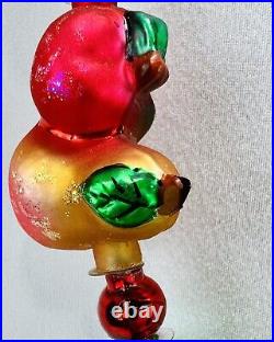 Radko Colonial Bounty Glass Garland Tropical Fruit Pineapple Christmas Ornament