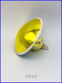 Radko Friendly Visitor yellowithturquoise space UFO Sputnik flying saucer drop