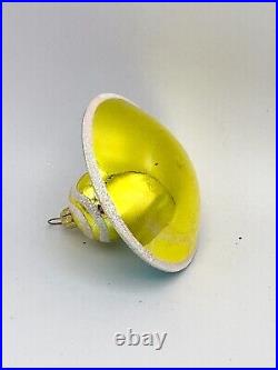 Radko Friendly Visitor yellowithturquoise space UFO Sputnik flying saucer drop