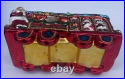 Radko Glass Christmas Trolley Ornament San Francisco Powell&Hyde Street With Box