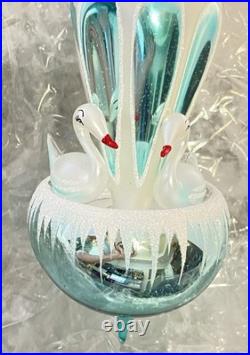 Radko Heartfully Yours Christmas Winter Splash-A Light Blue New Tags Box #23/90
