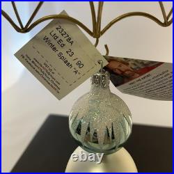 Radko Heartfully Yours Christmas Winter Splash-A Light Blue New Tags Box #23/90