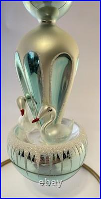 Radko Heartfully Yours Christmas Winter Splash-A Light Blue New Tags Box #23/90