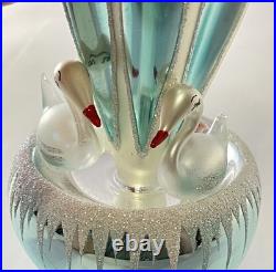 Radko Heartfully Yours Christmas Winter Splash-A Light Blue New Tags Box #23/90