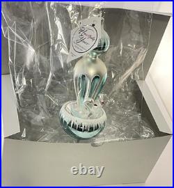 Radko Heartfully Yours Christmas Winter Splash-A Light Blue New Tags Box #23/90