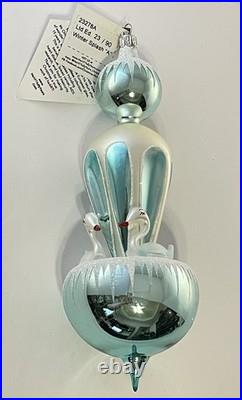 Radko Heartfully Yours Christmas Winter Splash-A Light Blue New Tags Box #23/90