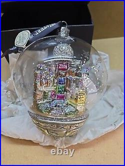 Rare 2008 Waterford Times Square 100 Anniversary Ball Drop Christmas Ornament