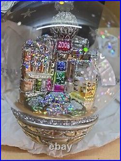 Rare 2008 Waterford Times Square 100 Anniversary Ball Drop Christmas Ornament