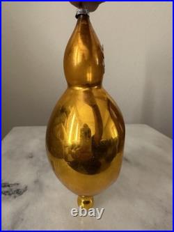 Rare 7 West Germany Glass Finial Indent Ornament Santa Helicopter Mica Cloud Rare 7 West Germany Glass Finial Indent Ornament Santa Helicopter Mica Cloud