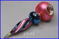 Rare 92' Christopher Radko Royal Scepter Blown Glass Christmas Ornament Signed