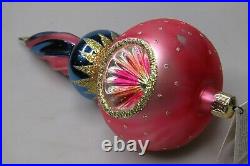 Rare 92' Christopher Radko Royal Scepter Blown Glass Christmas Ornament Signed