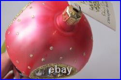 Rare 92' Christopher Radko Royal Scepter Blown Glass Christmas Ornament Signed