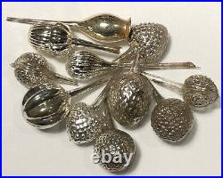 Rare Antique German Mercury Glass Christmas Ornaments Unfinished Factory Samples