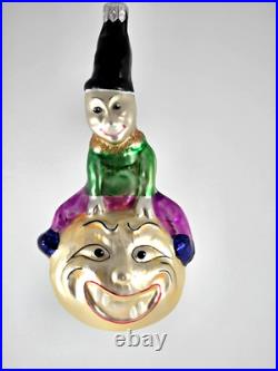 Rare Christopher Radko Moon Ride Blown Glass Ornament Vintage 1994 94-060-0