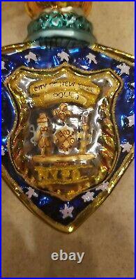 thumbnail image 2 of Christopher Radko New York Herald In The Holidays Blown Glass Ornament 2 of 5