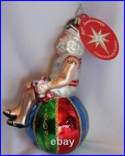Rare Christopher Radko Santa Claus Summer Breeze Nantucket Christmas Ornament Rare Christopher Radko Santa Claus Summer Breeze Nantucket Christmas Ornament