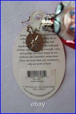 Rare Christopher Radko Santa Claus Summer Breeze Nantucket Christmas Ornament Rare Christopher Radko Santa Claus Summer Breeze Nantucket Christmas Ornament