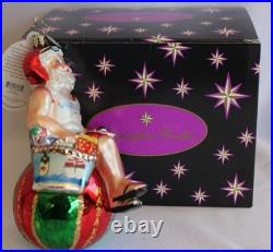 Rare Christopher Radko Santa Claus Summer Breeze Nantucket Christmas Ornament Rare Christopher Radko Santa Claus Summer Breeze Nantucket Christmas Ornament