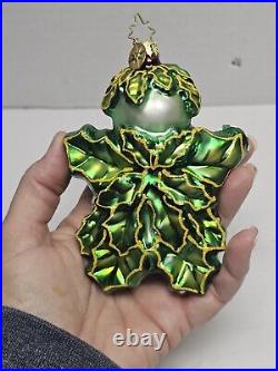 Rare Collectible Christopher Radko 2002 Holly Jean Christmas Ornament AZ