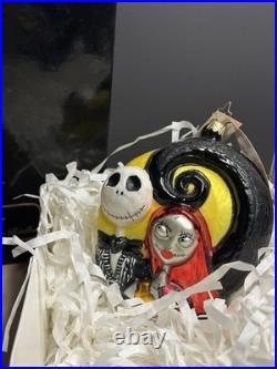 Rare DISNEY Christopher Radko JACK & SALLY Nightmare Before Christmas Ornament Rare DISNEY Christopher Radko JACK & SALLY Nightmare Before Christmas Ornament
