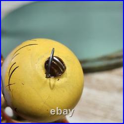 Rare De Carlini Glass Angel Mid Century Atomic Gold FLAWS