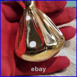 Rare De Carlini Glass Angel Mid Century Atomic Gold FLAWS