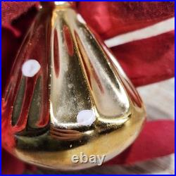Rare De Carlini Glass Angel Mid Century Atomic Gold FLAWS