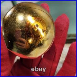 Rare De Carlini Glass Angel Mid Century Atomic Gold FLAWS