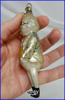Rare Foxy Grandpa Christmas Glass Ornament Annealed Legs 81949