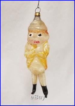 Rare German 1890-1910 Palmer Cox Brownie With Annealed Legs Christmas Ornament