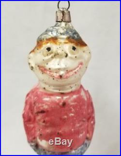 Rare German 1890's Palmer Cox Brownie With Annealed Legs Christmas Ornament