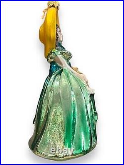 Rare Kurt Adler Gone With The Wind Polonaise Blown Glass Christmas Ornament FLAW