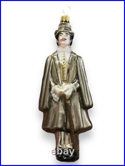 Rare Kurt Adler Gone With The Wind Polonaise Blown Glass Christmas Ornament FLAW