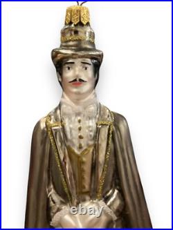 Rare Kurt Adler Gone With The Wind Polonaise Blown Glass Christmas Ornament FLAW