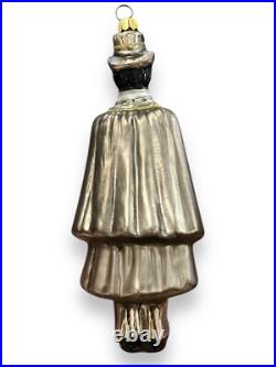 Rare Kurt Adler Gone With The Wind Polonaise Blown Glass Christmas Ornament FLAW