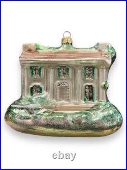 Rare Kurt Adler Gone With The Wind Polonaise Blown Glass Christmas Ornament FLAW