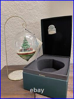 Rare Mostowski APM2889 Christmas Tree in a Globe Glass Ornament retired