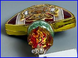 Rare Signed Radko New York City's Bravest Christmas Ornament NYFD NYPD