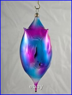 Rare Victor Chiarizia Glass Space Alien Head Lt. Salvator Dolly Xmas Ornament
