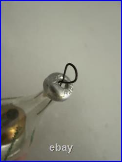Rare Vintage De Carlini Alien Spaceship Christmas Italian Blown Glass Ornament