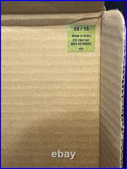 Restoration Hardware Mercury Glass Rib Onion Christmas Ornament Silver/Bronze