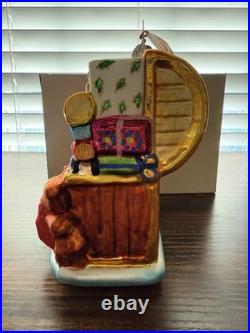 Retired LIMITED EDITION Christopher Radko The FAO Toybox Ornament