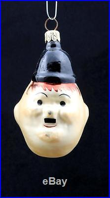 Retired Radko Another Fine Mess Laurel & Hardy Glass Ornaments Christmas Pair