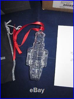 STEUBEN GLASS Christmas Ornament NUTCRACKER # 9084 NEW in BOX