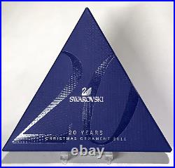 SWAROVSKI 2011 ANNUAL EDITION LARGE CLEAR ORNAMENT 20th 1092037 BRAND NEW