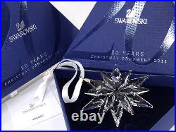 SWAROVSKI 2011 ANNUAL EDITION LARGE CLEAR ORNAMENT 20th 1092037 BRAND NEW